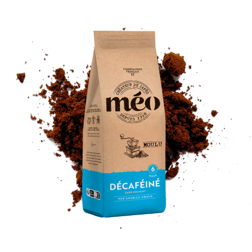 café moulu décaféiné 250g