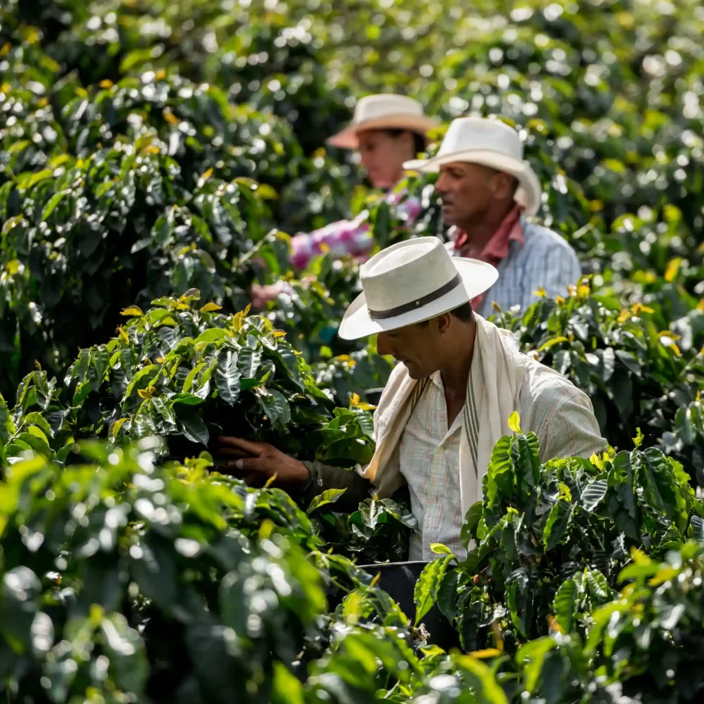 Culture de café Brésil Monte verde 