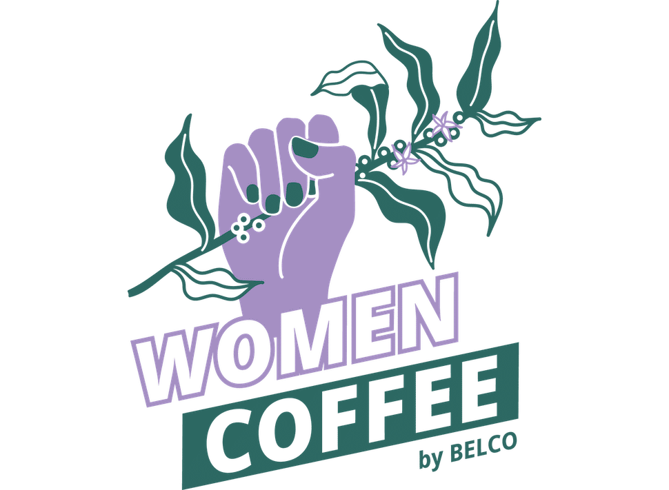 Logo women coffee by belco