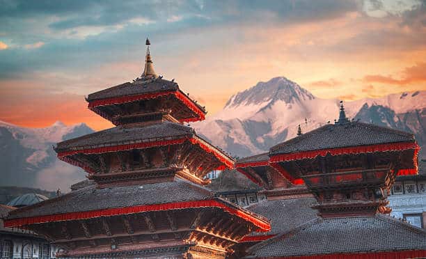 ville de patan dans la vallée de katmandou au Népal